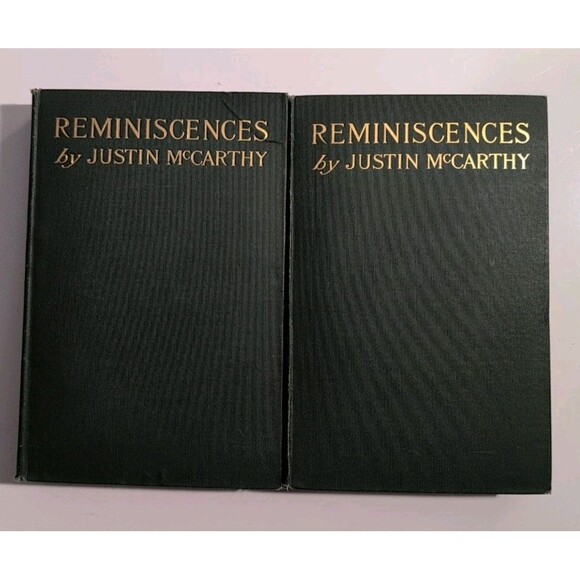 Reminiscences - Justin McCarthy (2 Vol. Set) - 1899 - Harper & Brothers - Picture 1 of 12